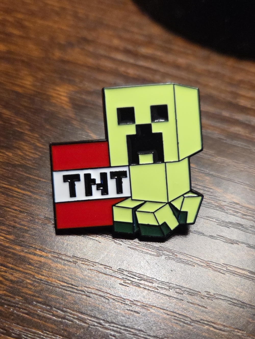 Creeper Enamel Pin with Red TNT - Official Brand